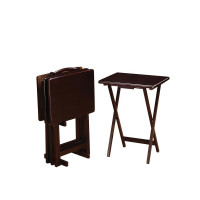 Coaster Furniture 901081 5-piece Tray Table Set Cappuccino